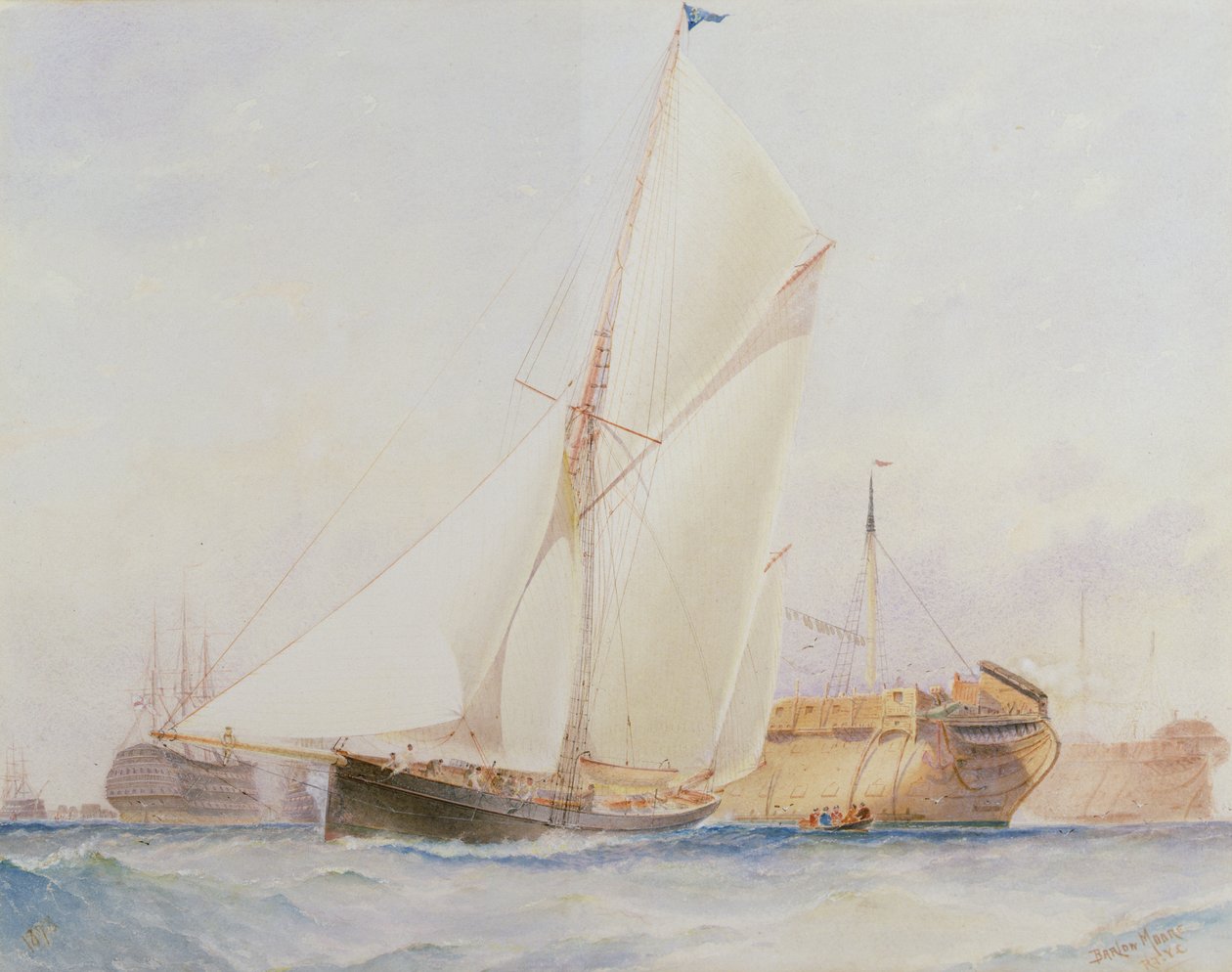 DIONE vitorlás, Plymouth alkotó: Barlow Moore