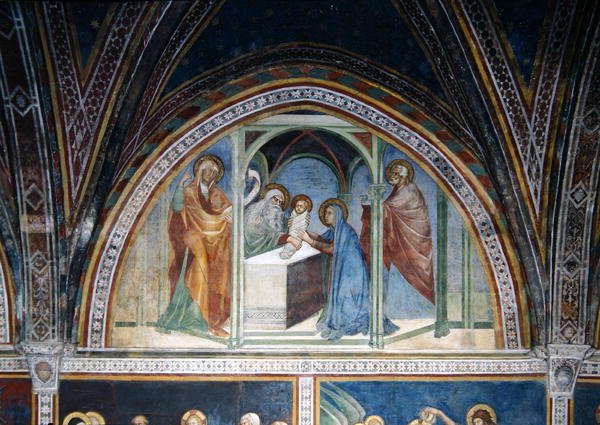 A körülmetélés, az Újszövetség jelenetei sorozatából alkotó: Barna da Siena