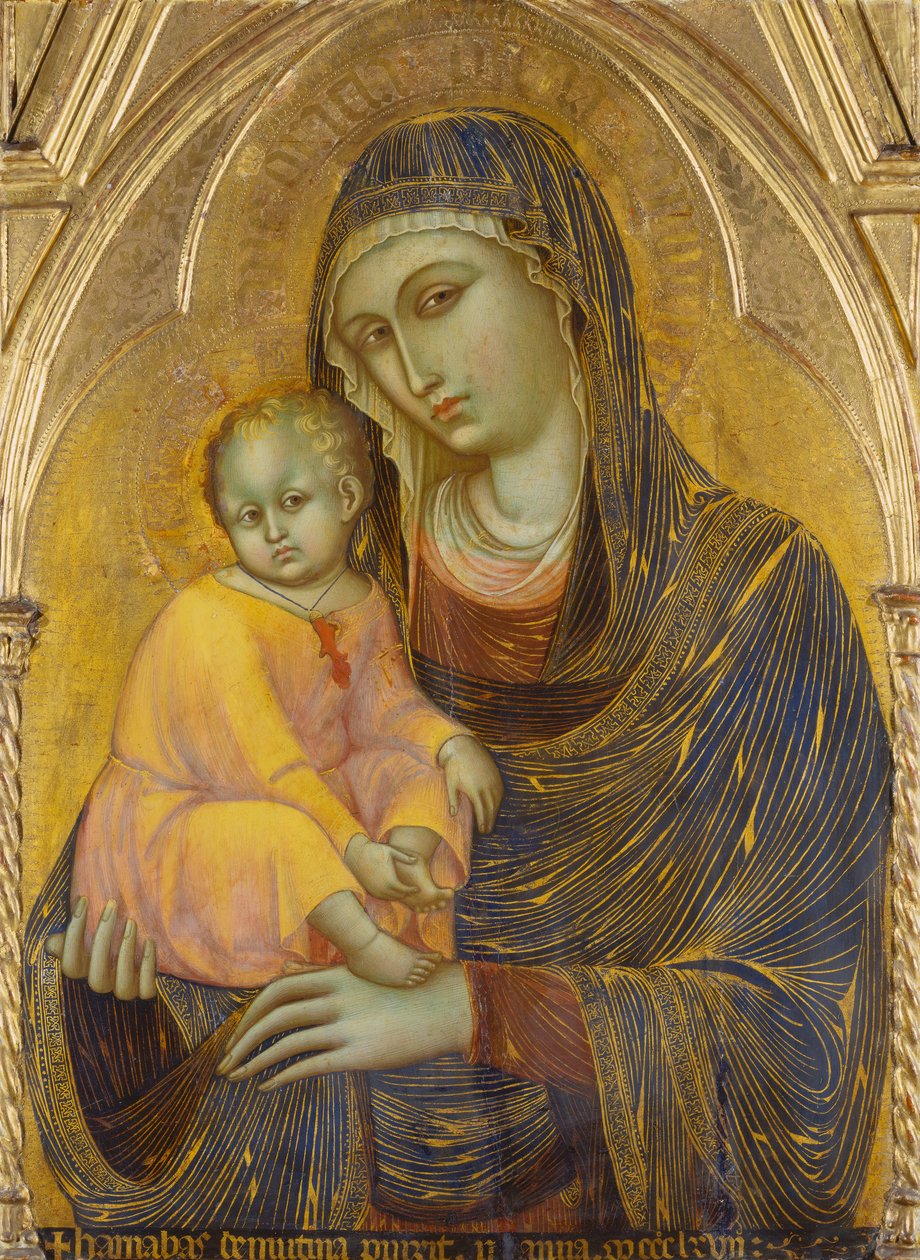 Madonna és gyermeke alkotó: Barnaba da Modena