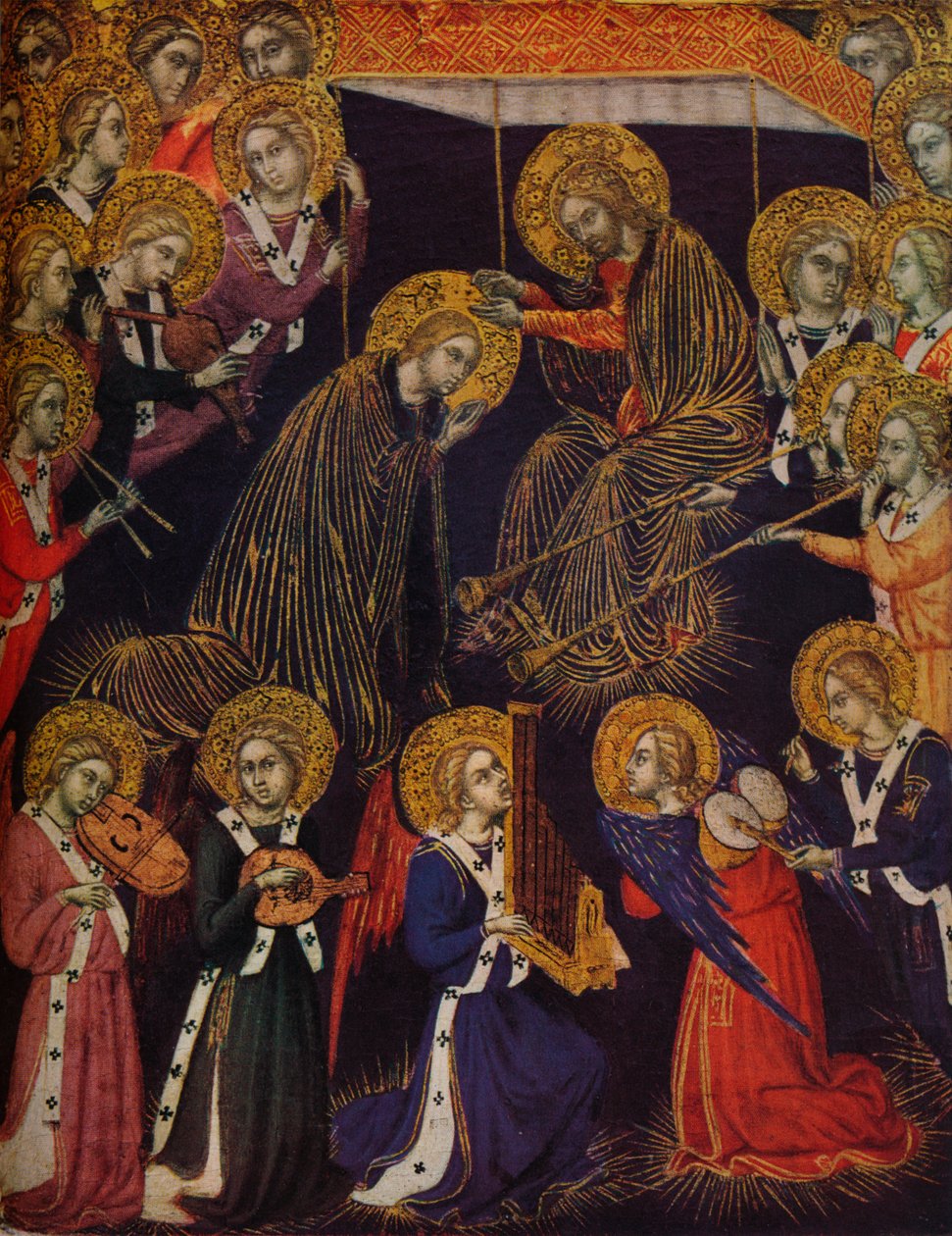 Szűzanya koronázása, 1374 alkotó: Barnaba da Modena