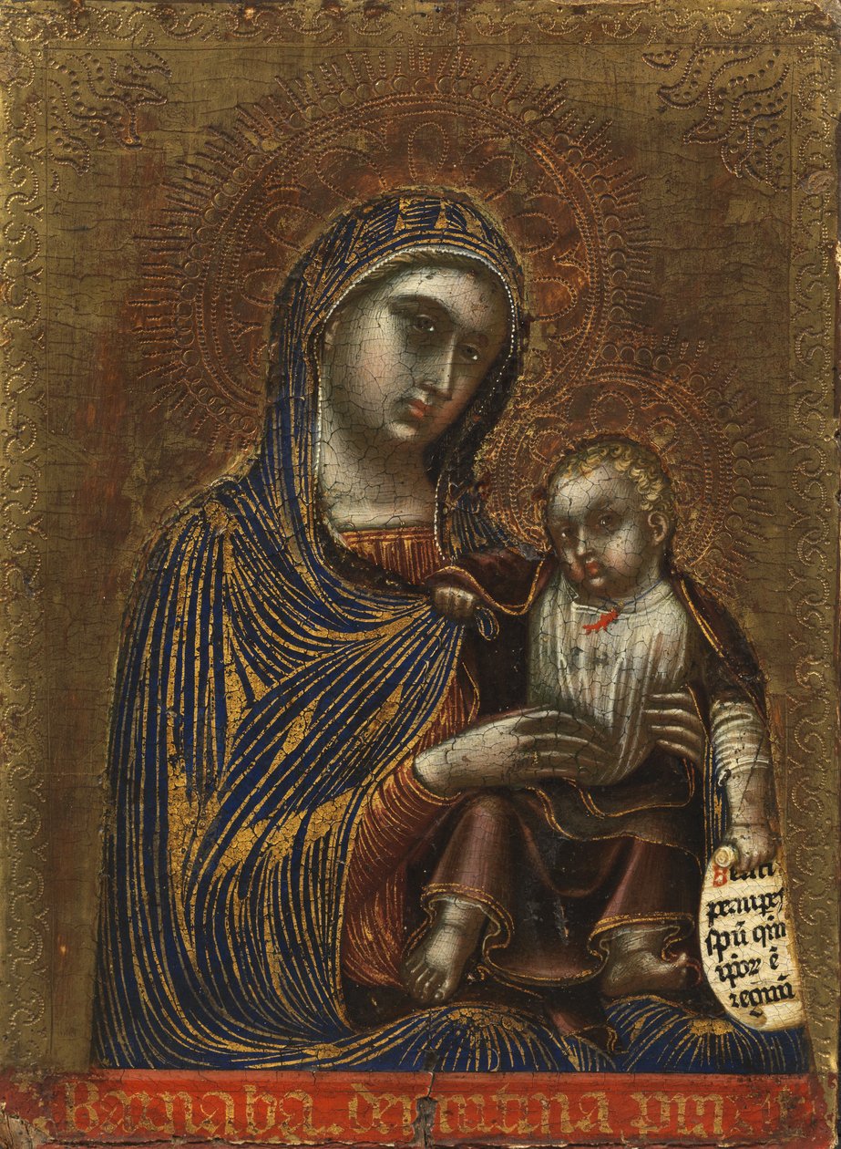 Szűz és gyermek, 1365-70 körül alkotó: Barnaba da Modena