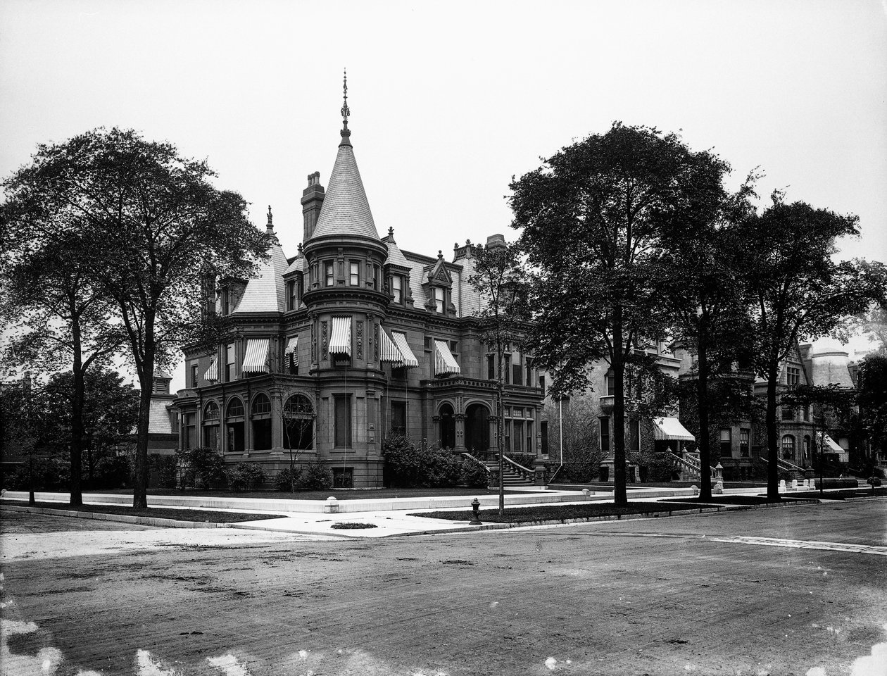 Charles P. Libby lakóhelye: 3358 South Michigan Avenue, Chicago, Illinois, USA, 1905 körül (f/w fotó) alkotó: Barnes and Crosby