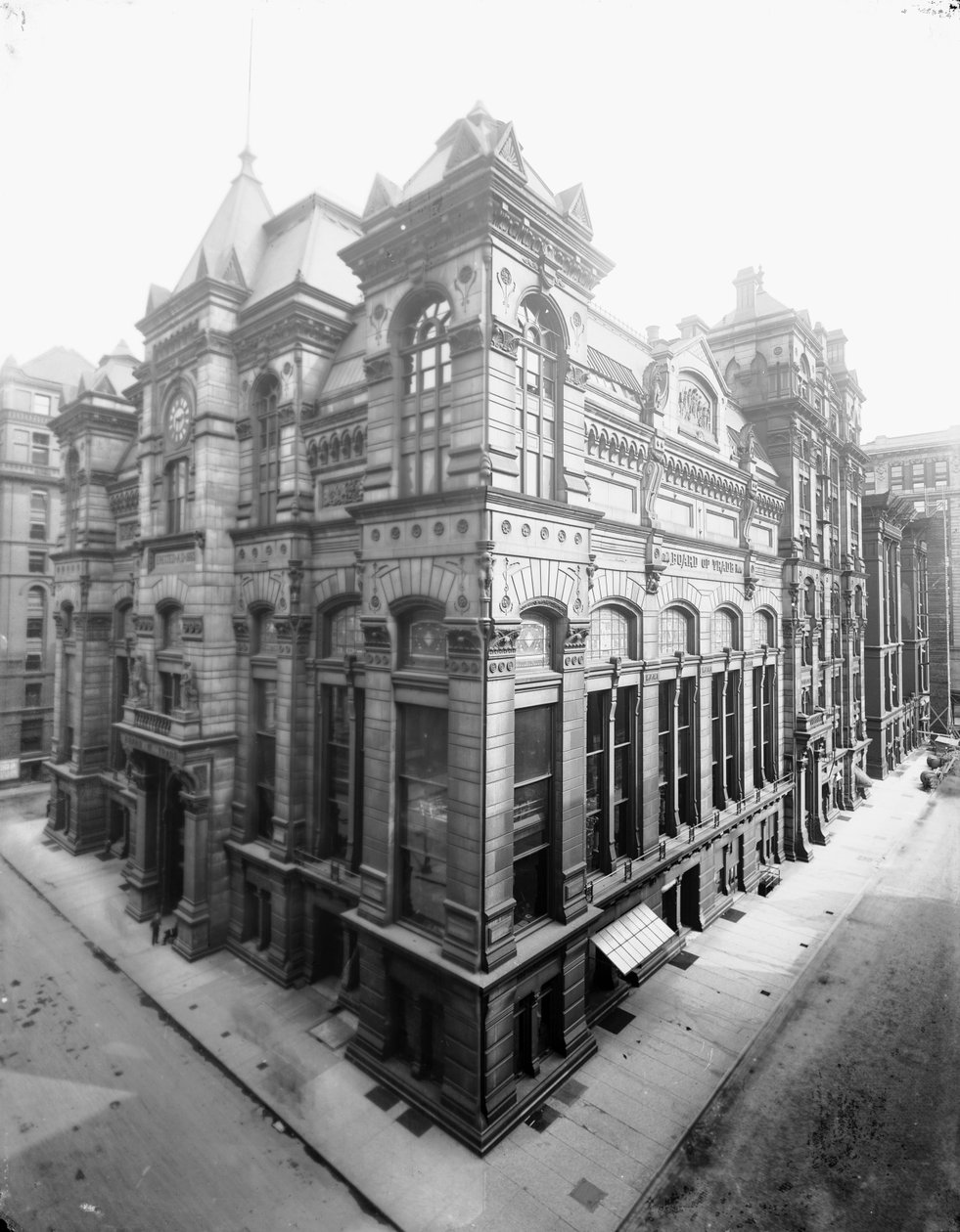 Chicago Board of Trade, Chicago, Illinois, USA, 1900 körül (f/w fotó) alkotó: Barnes and Crosby