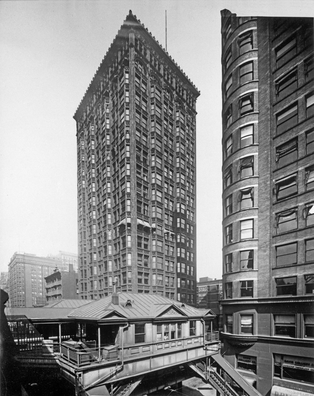 Fisher Building, Chicago, Illinois, USA, 1896 körül (f/w fotó) alkotó: Barnes and Crosby