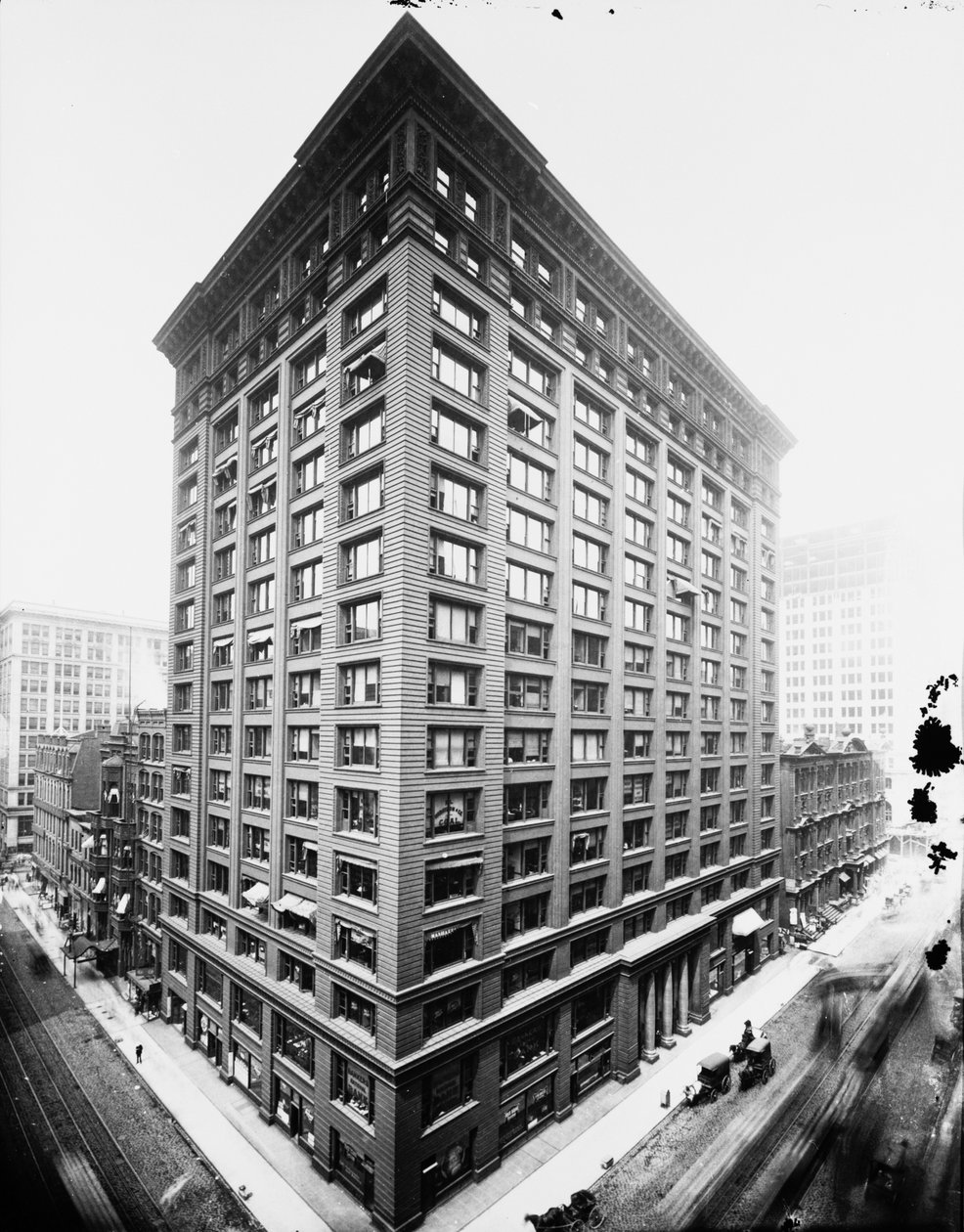 Marquette Building, Chicago, Illinois, USA, 1900 körül (f/w fotó) alkotó: Barnes and Crosby