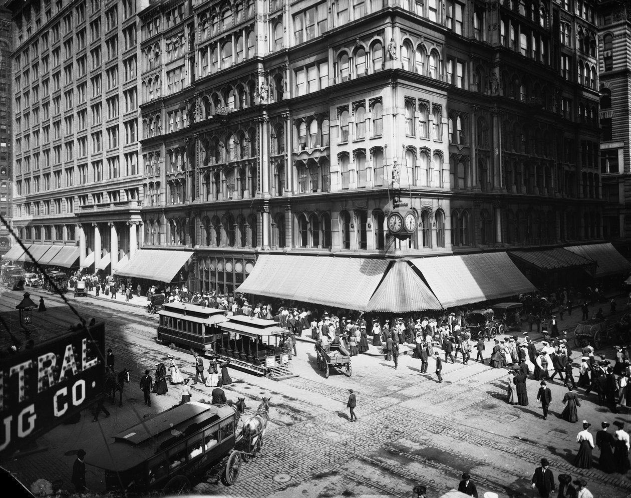 Marshall Field & Company, Chicago, Illinois, USA, 1905 körül (f/w fotó) alkotó: Barnes and Crosby