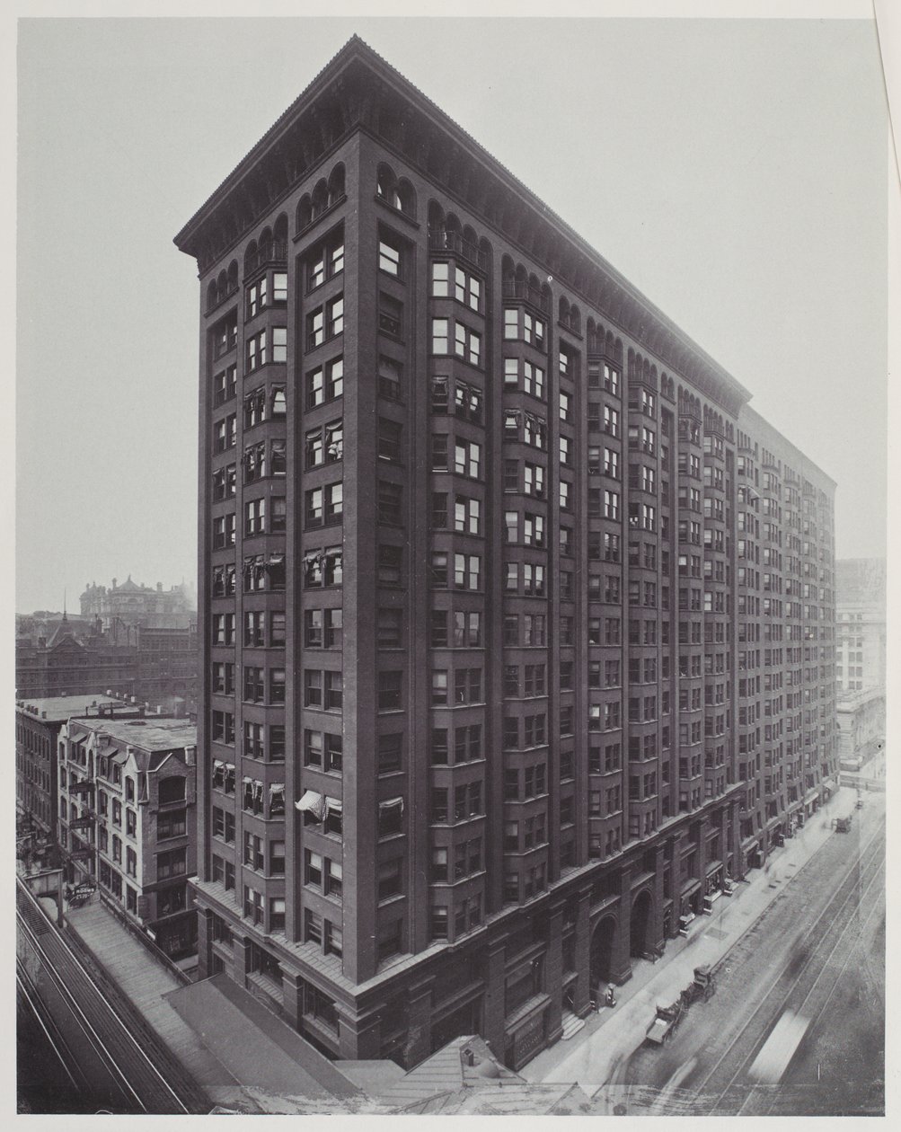 Monadnock Building, Chicago, Illinois, USA alkotó: Barnes and Crosby