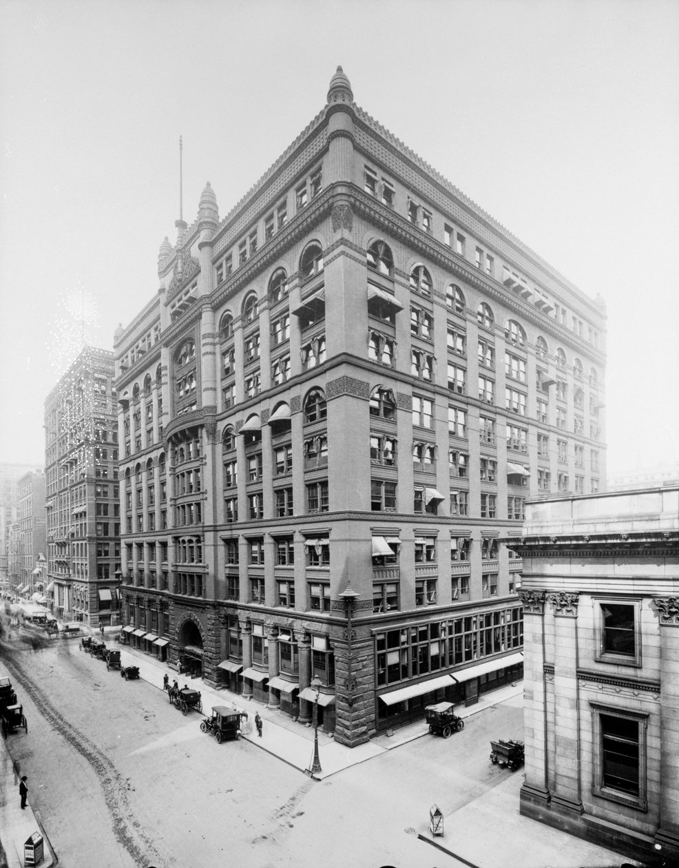 Rookery Building, Chicago, Illinois, USA, 1905 körül (f/w fotó) alkotó: Barnes and Crosby