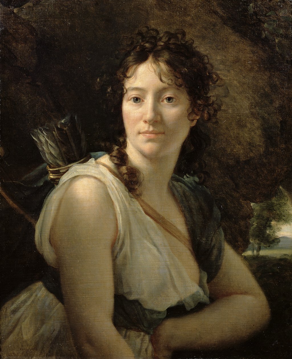 Mademoiselle Duchesnoy Dido szerepében alkotó: Baron François Pascal Simon Gérard