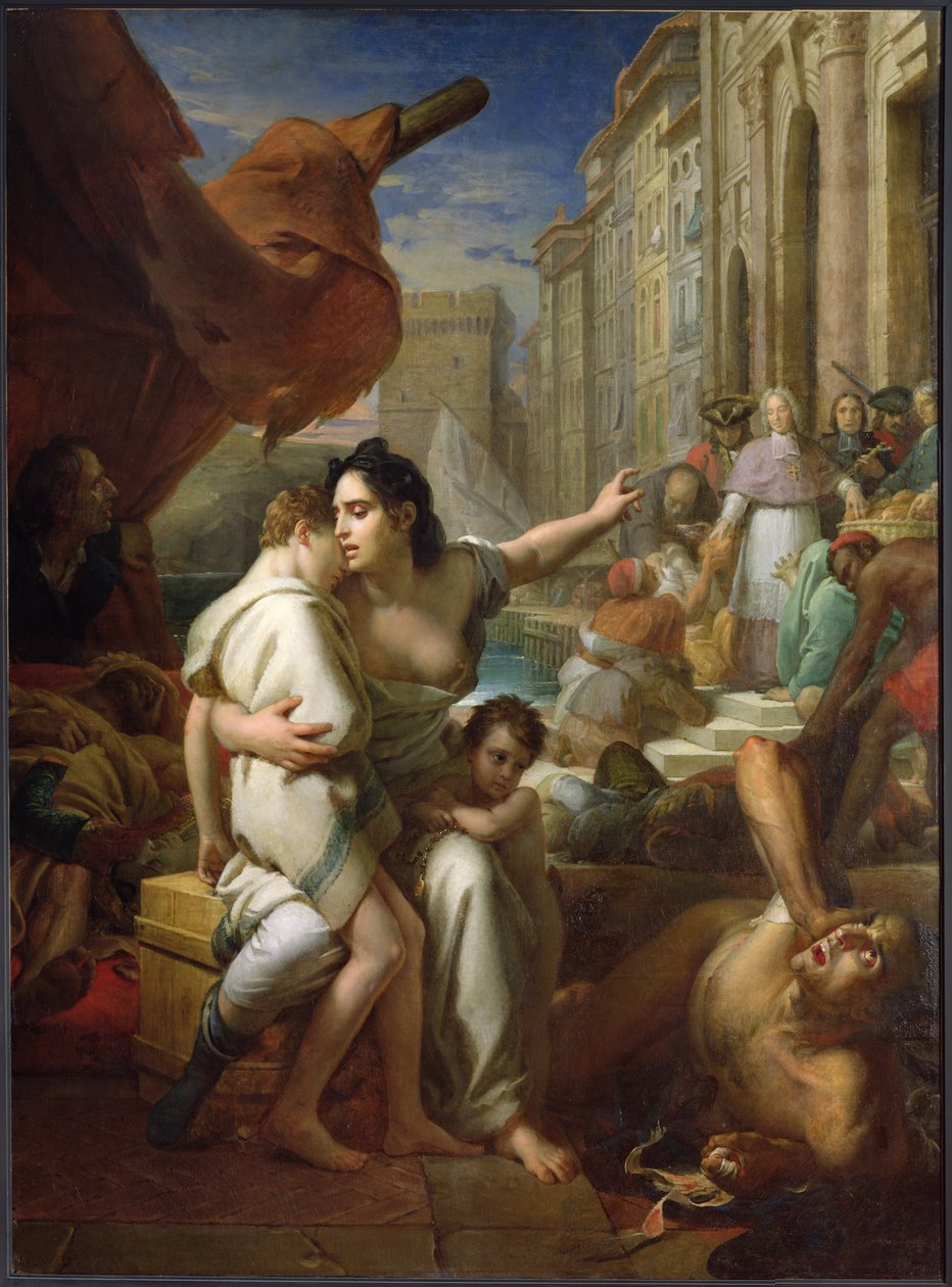 Monseigneur de Belsunce (1670-1755) az 1720-as marseille-i pestisjárvány idején, 1825 körül alkotó: Baron François Pascal Simon Gérard