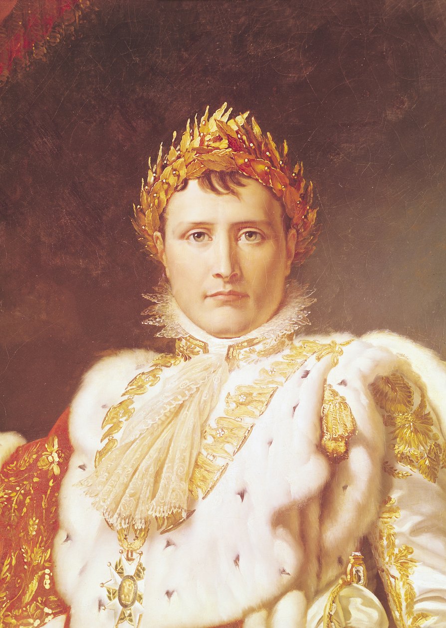 I. Napóleon (1769-1821) koronázási köntösben, 1804 körül (57327 részlet) alkotó: Baron François Pascal Simon Gérard