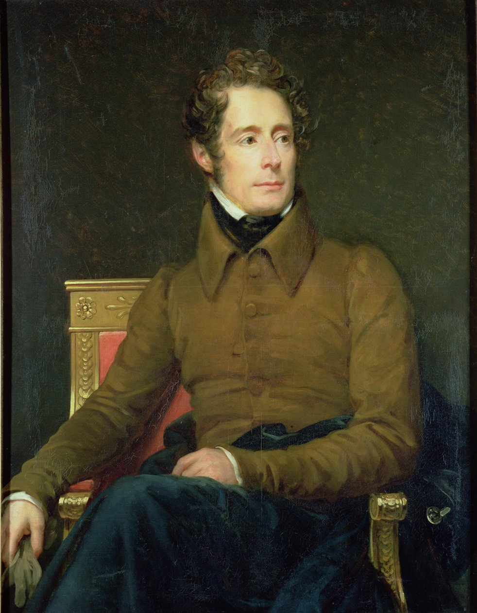 Alphonse de Lamartine (1790-1869) portréja, 1831 alkotó: Baron François Pascal Simon Gérard