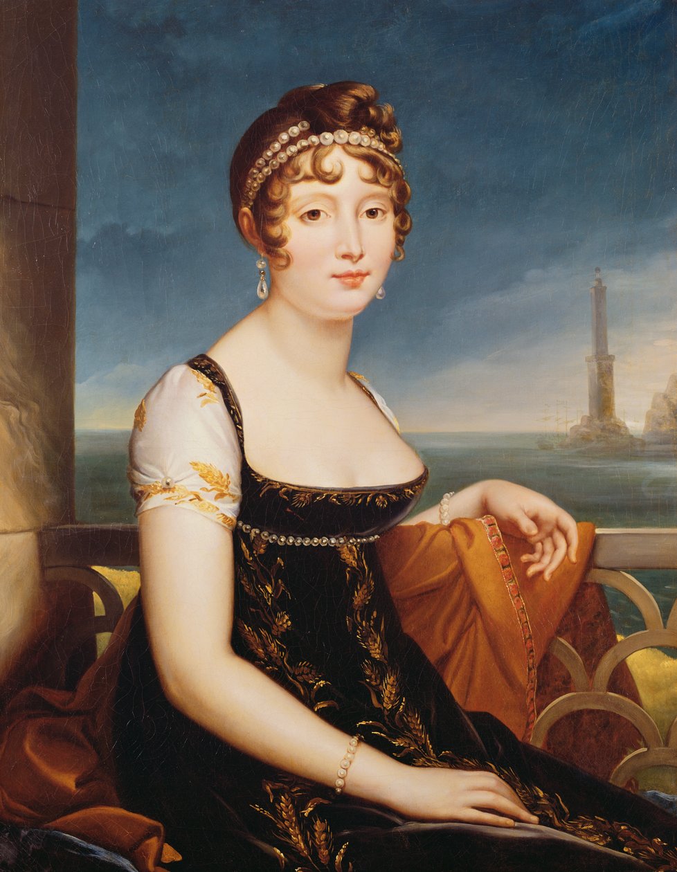 Caroline Bonaparte, Nápoly királynőjének portréja alkotó: Baron François Pascal Simon Gérard