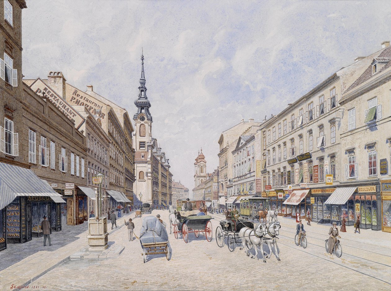 A belső Mariahilferstrasse alkotó: Baron Raimund von Stillfried