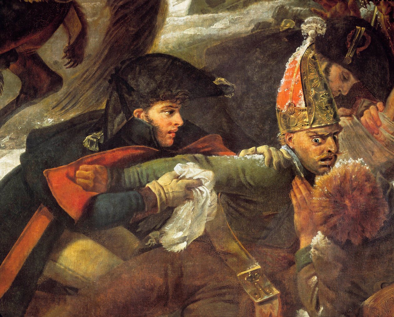 I. Napóleon az eilaui csatamezőn 1807.09.02., Részlet alkotó: Baron Antoine Jean Gros