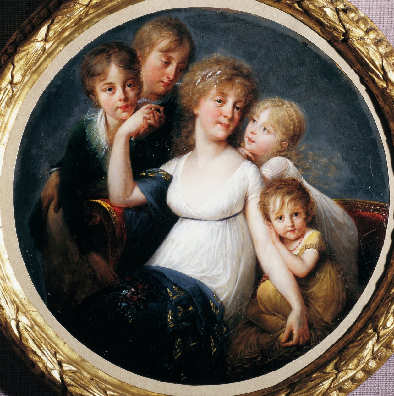 Anna Pieri Brignole-Sale (Brignole Sale) (1765-1815), Genoise Noble portréja gyermekeivel Antoine Jean Gros (1771-1835) festménye Gének, új utcai múzeumok alkotó: Baron Antoine Jean Gros