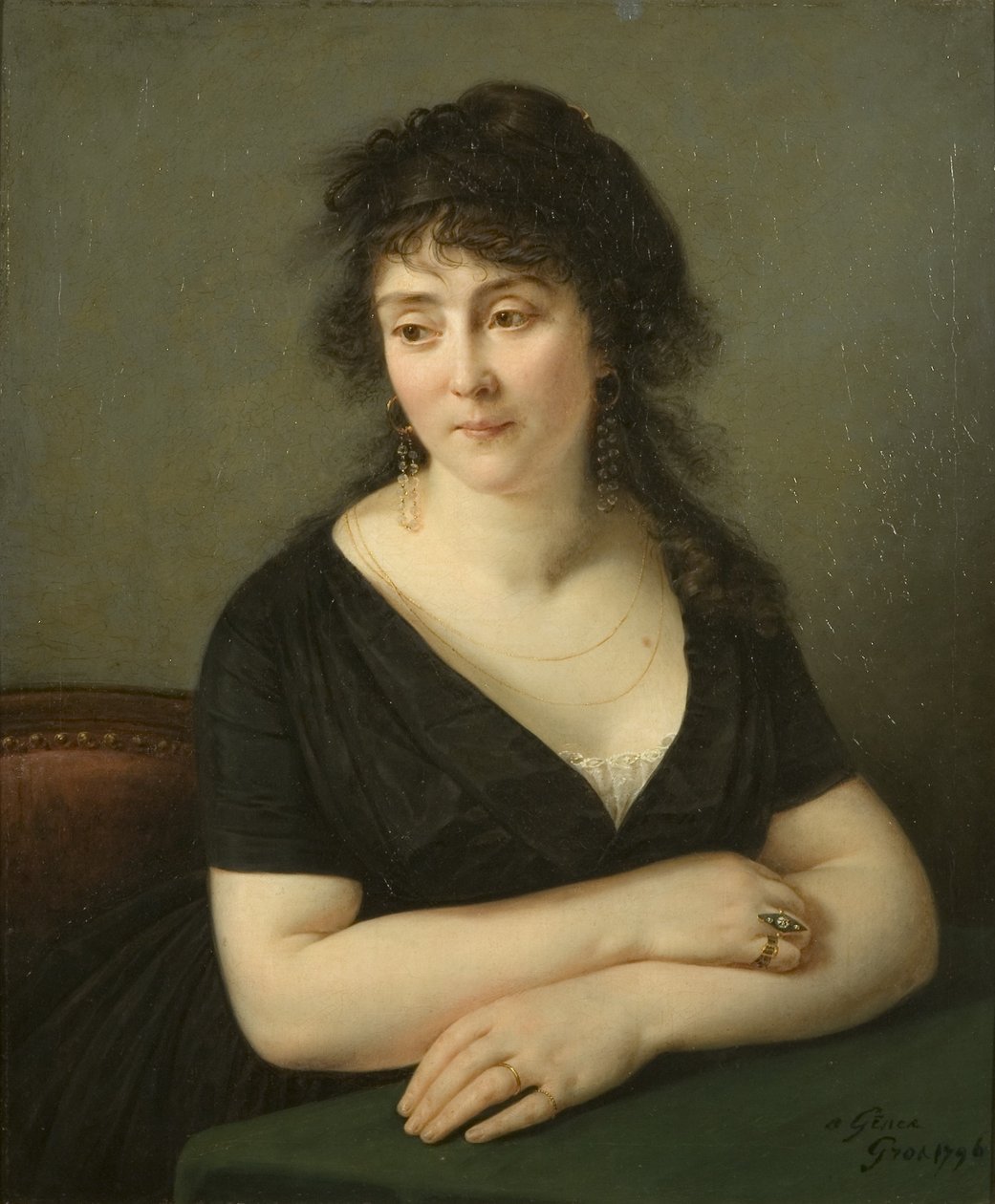 Madame Bruyere portréja alkotó: Baron Antoine Jean Gros