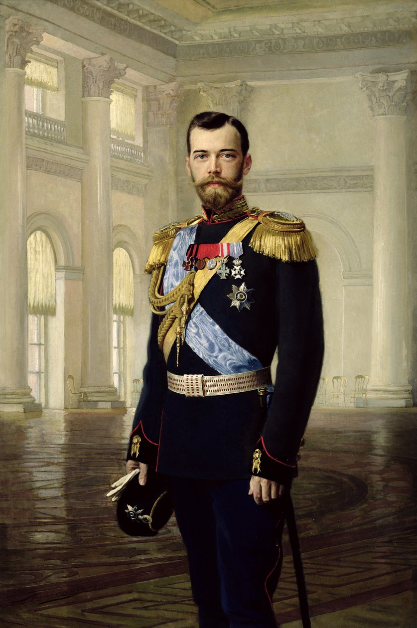 Miklós császár portréja II alkotó: Baron Ernest Friedrich von Liphart