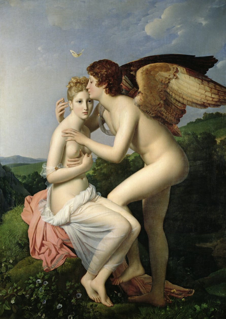 A psziché Ámor első csókját kapja, 1798 alkotó: Baron François Pascal Simon Gérard