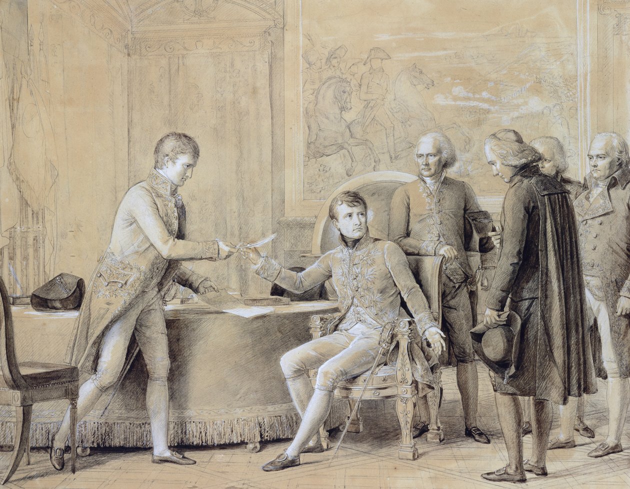 A konkordátum aláírása Franciaország és a Szentszék között, 1801. július 15 alkotó: Baron François Pascal Simon Gérard