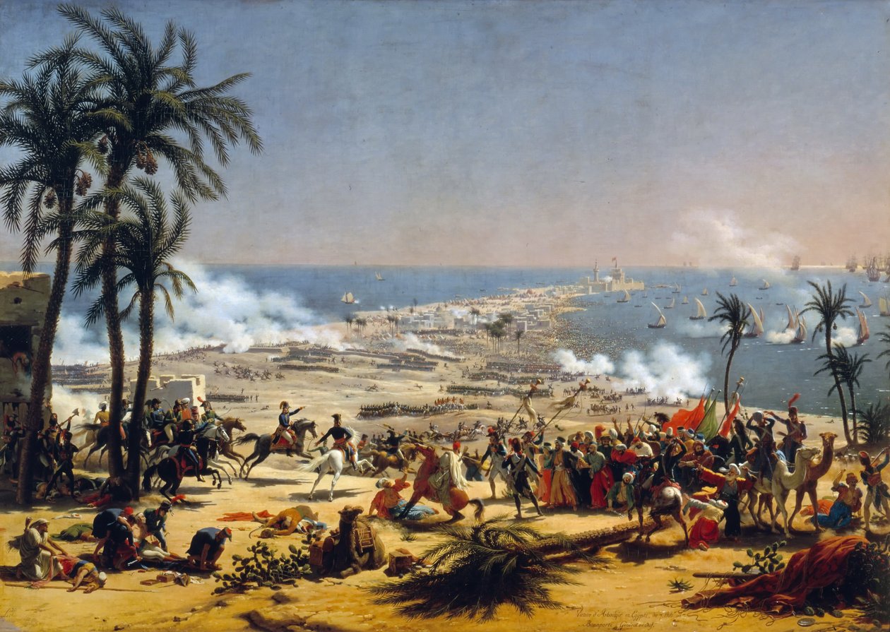 Aboukir-i csata, 1799. július 25 alkotó: Baron Lejeune Louis François