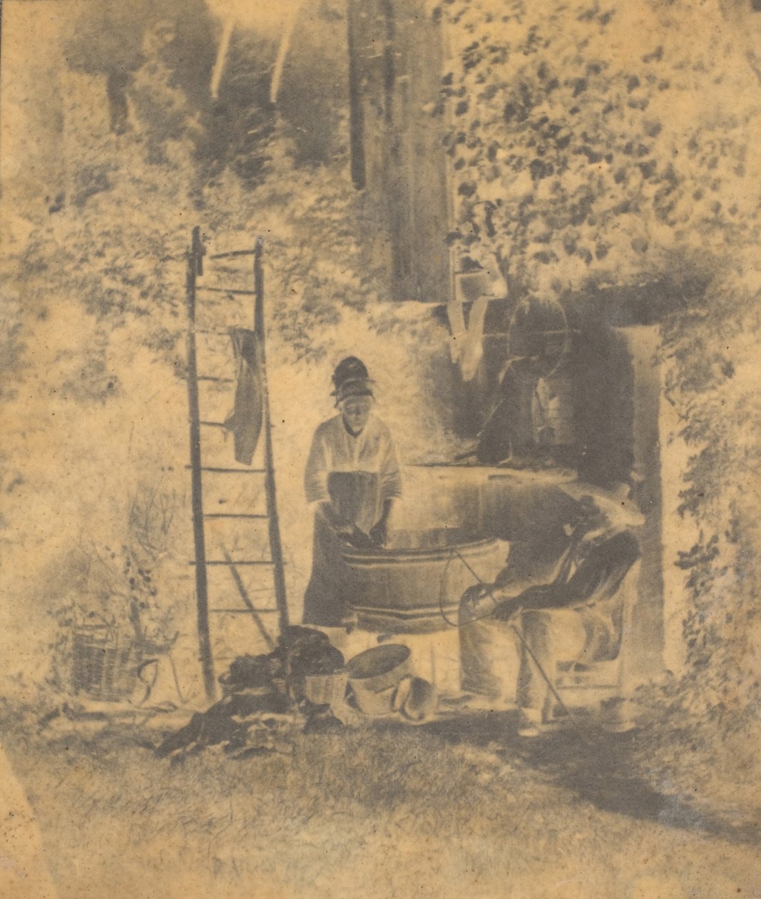 A mosoda, 1840-es évek. alkotó: Baron Louis Adolphe Humbert De Molard