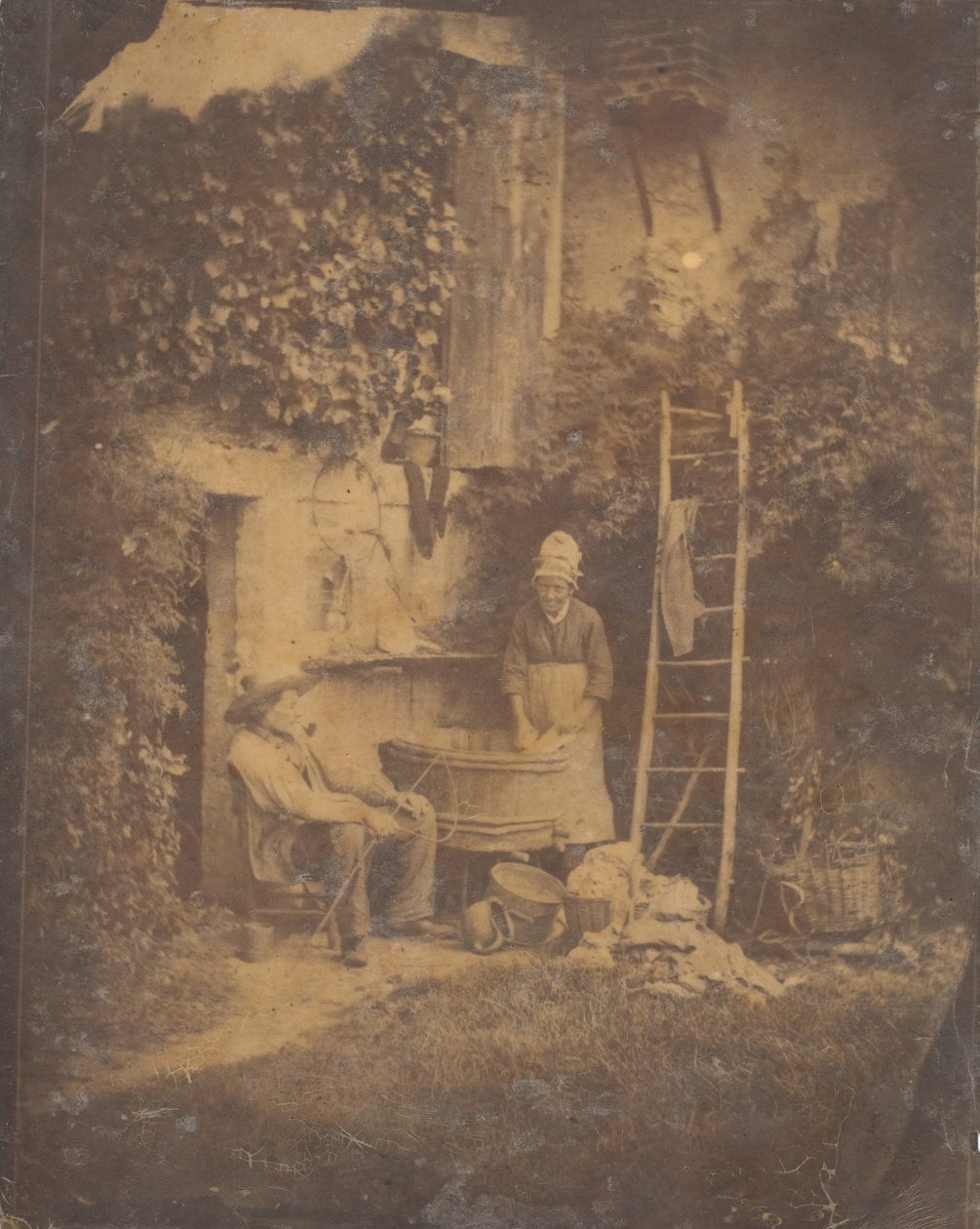 A mosoda, 1840-es évek. alkotó: Baron Louis Adolphe Humbert De Molard