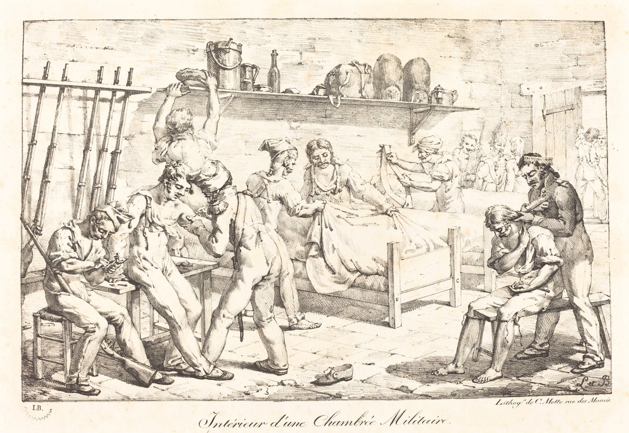A katonai kamra belseje alkotó: Baron Louis Albert Guillain Bacler d