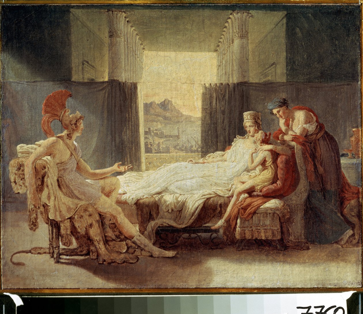 "Aeneas mesél Didónak a trójai katasztrófáról" Pierre Narcisse (Pierre-Narcisse) Guerin (1774-1833) festménye - Olaj, vászon - Moszkva, Puskin Múzeum alkotó: Baron Pierre Narcisse Guerin