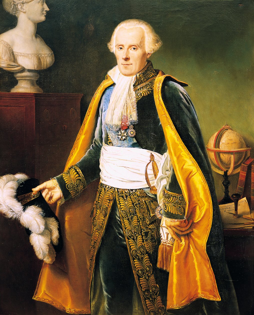 Pierre-Simon Laplace portréja (Beaumont-en-Auge alkotó: Baron Pierre Narcisse Guerin