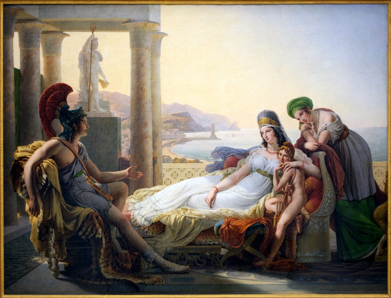 Enee narrant a Didon a trójai szerencsétlenségekről – Pierre Narcisse báró (Pierre-Narcisse) Guerin (1774-1833) festménye, olaj, vászon alkotó: Baron Pierre Narcisse Guerin
