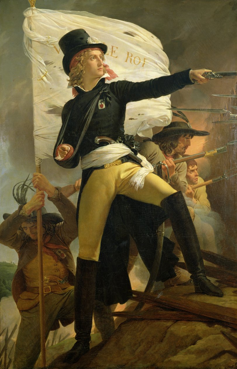 Henri de La Rochejaquelein (1772-94), a Vendee-i lázadás vezetője, 1817 alkotó: Baron Pierre Narcisse Guerin