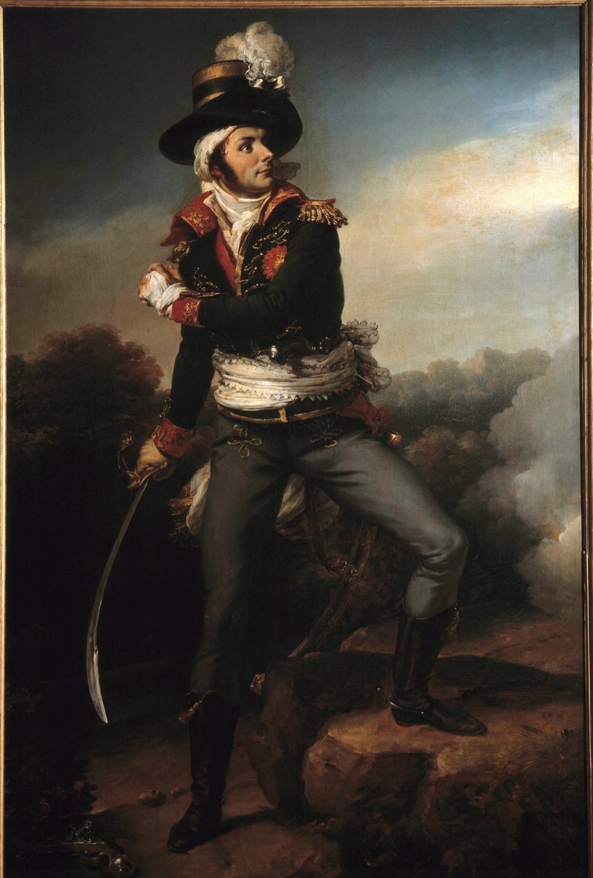 Portré en pied de Francois Athanase (Francois-Athanase) Charette de la Contrie (1763-1796) tábornok en Chief des armys vendeennes Egyik vezetője volt a konvent és a Republikánus Armee által elnyomott ellenevolúciós mozgalomnak. alkotó: Baron Pierre Narcisse Guerin
