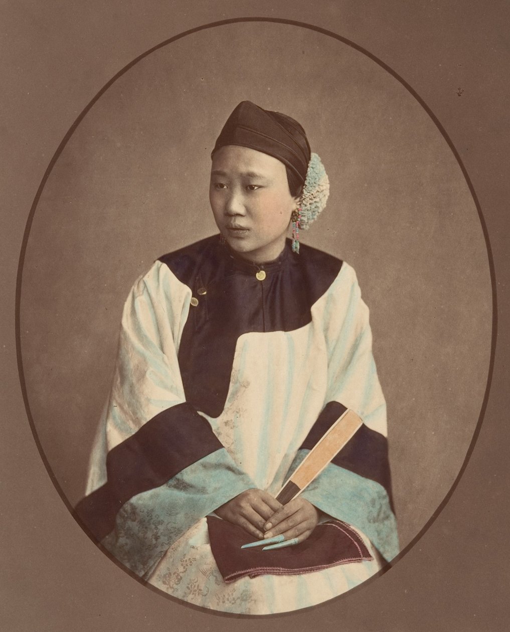 Lanxchow lány, 1870-es évek. alkotó: Baron Raimund von Stillfried