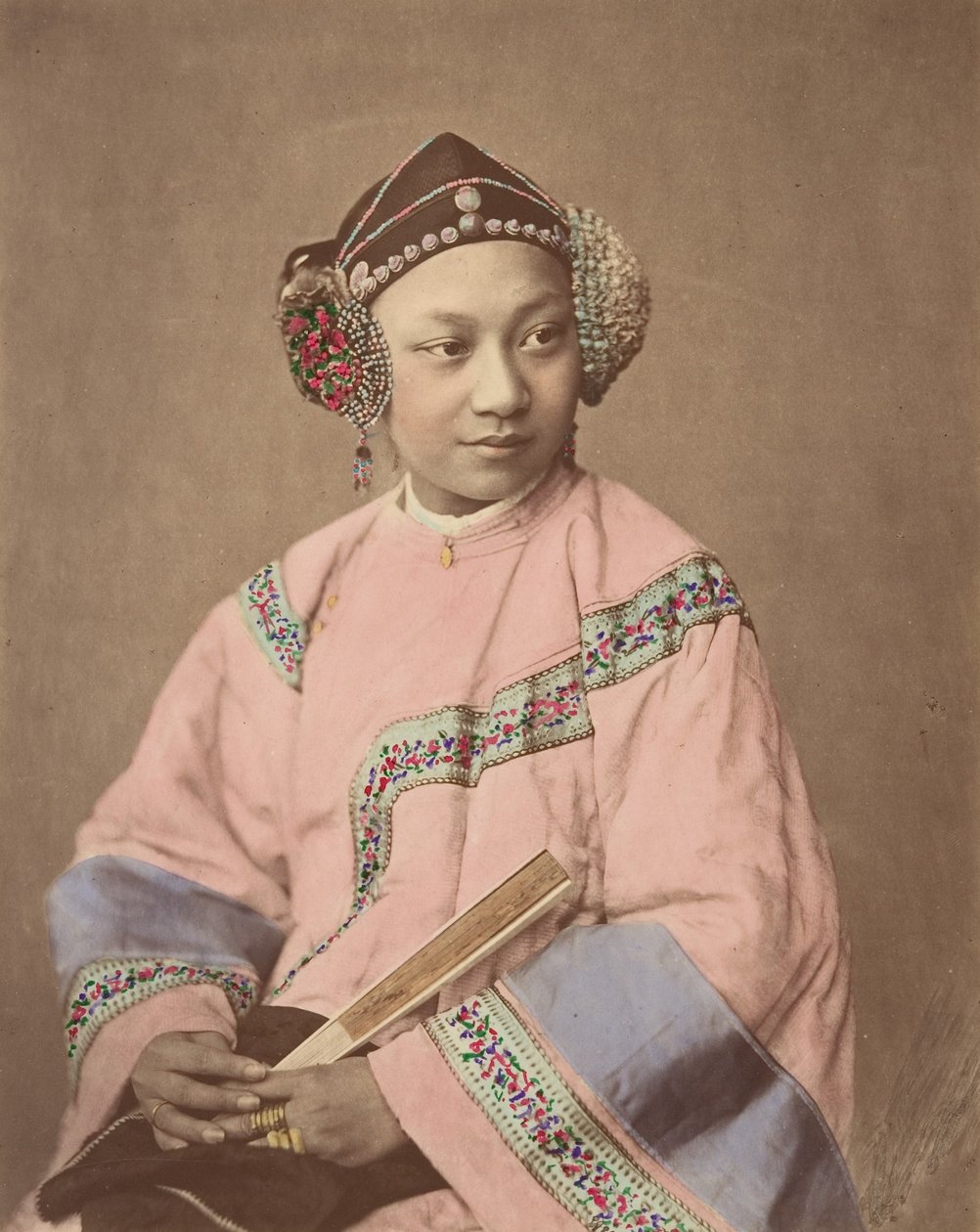 Lanxchow lány, 1870-es évek. alkotó: Baron Raimund von Stillfried
