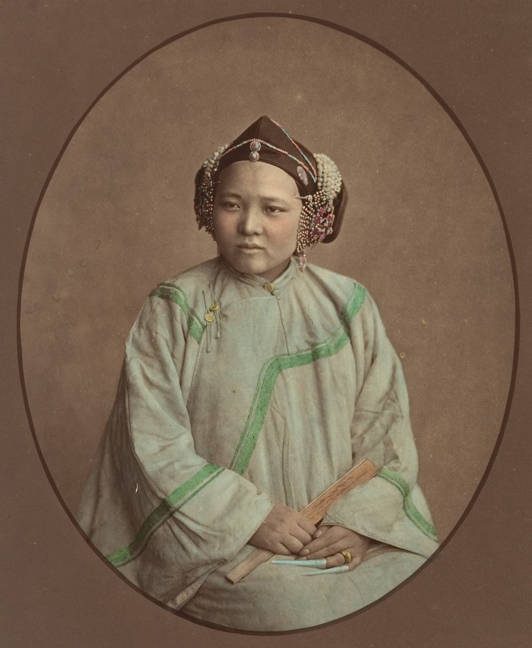 Lanxchow lány, 1870-es évek. alkotó: Baron Raimund von Stillfried