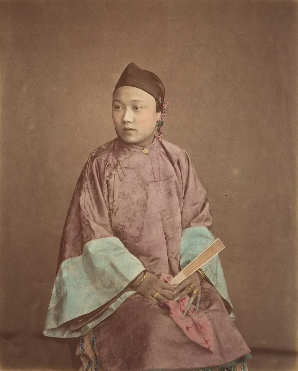 Lány Sanghajból, 1870-es évek. alkotó: Baron Raimund von Stillfried