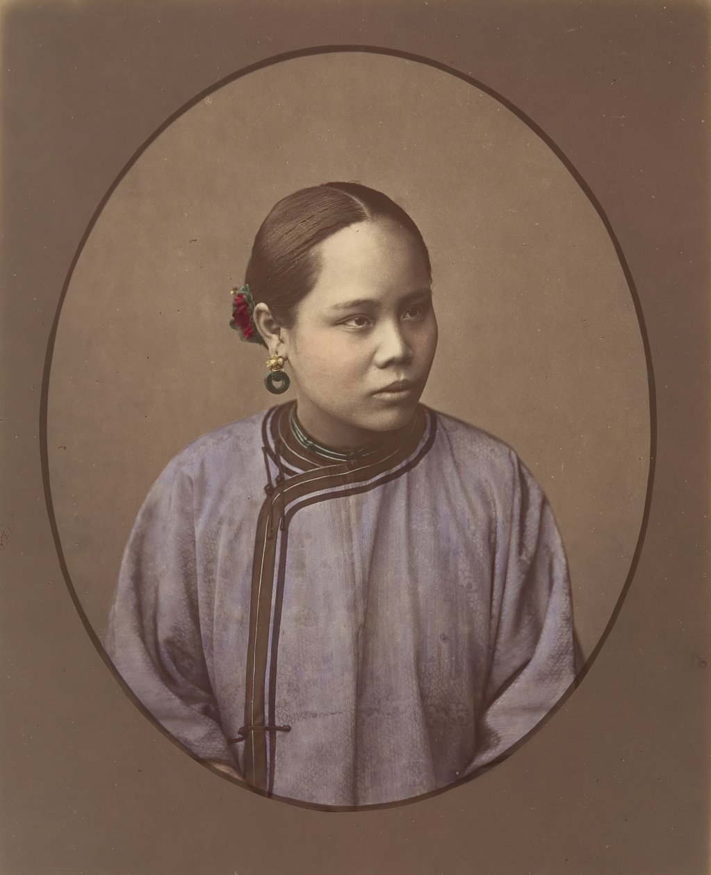 Lány Sanghajból, 1870-es évek. alkotó: Baron Raimund von Stillfried