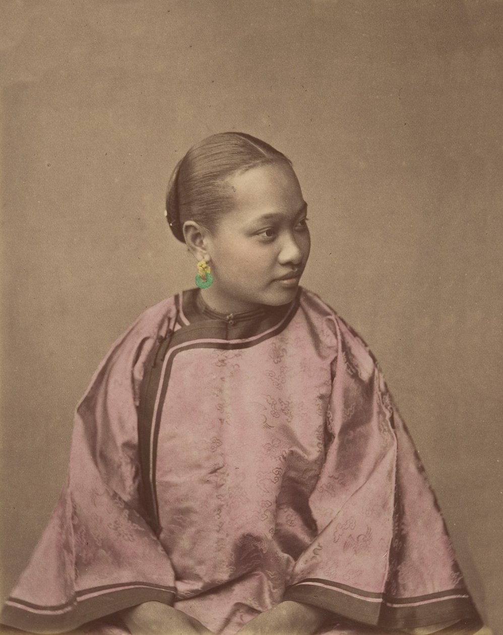 Lány Sanghajból, 1870-es évek. alkotó: Baron Raimund von Stillfried