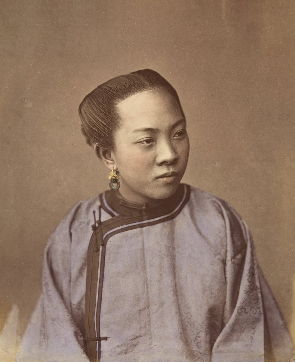Lány Sanghajból, 1870-es évek. alkotó: Baron Raimund von Stillfried