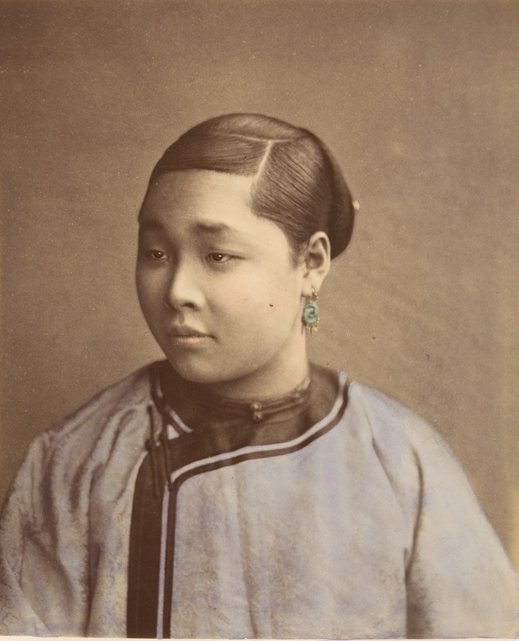 Lány Sanghajból, 1870-es évek. alkotó: Baron Raimund von Stillfried