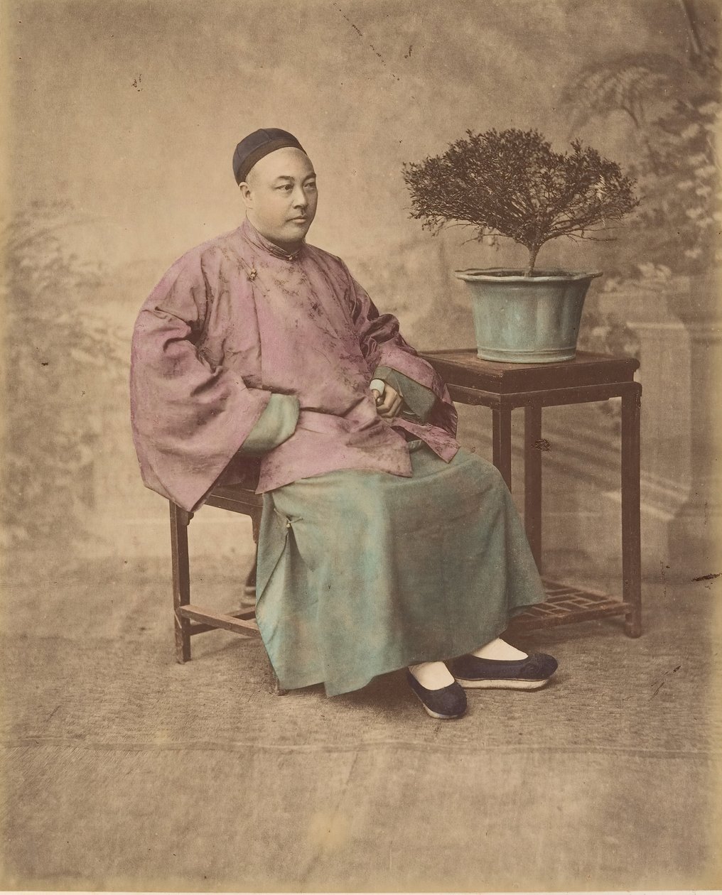 Kereskedő, 1870-es évek. alkotó: Baron Raimund von Stillfried