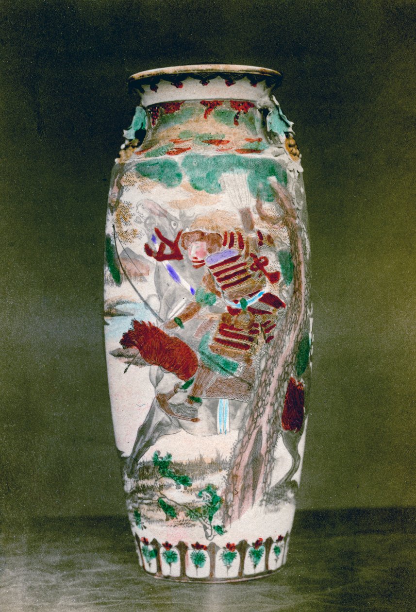 Satsuma vase, Japan, 1882 alkotó: Baron Raimund von Stillfried