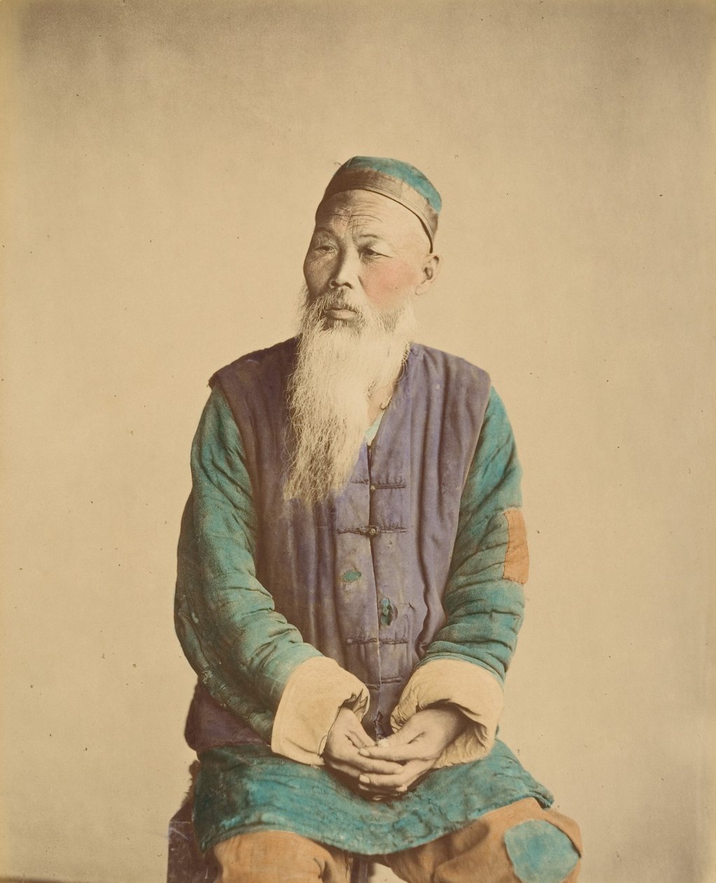 Öreg koldus, 1870-es évek. alkotó: Baron Raimund von Stillfried