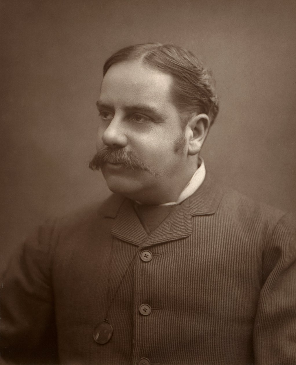 Alfred E Watson, brit színházi kritikus, 1886 alkotó: Barraud
