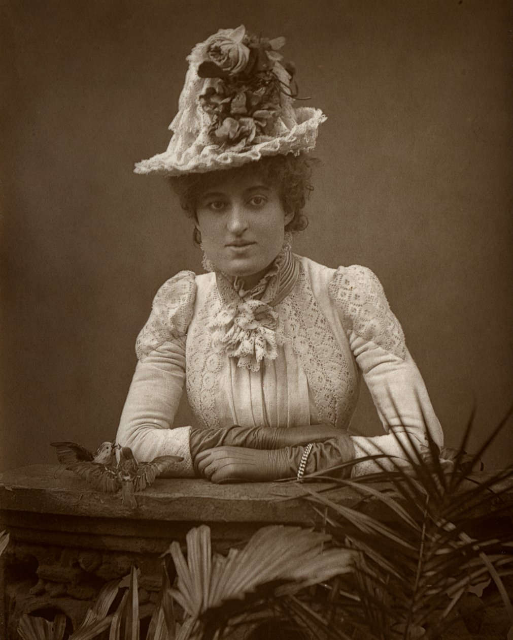 Cissy Grahame brit színésznő A zsebtolvajban, 1886. alkotó: Barraud