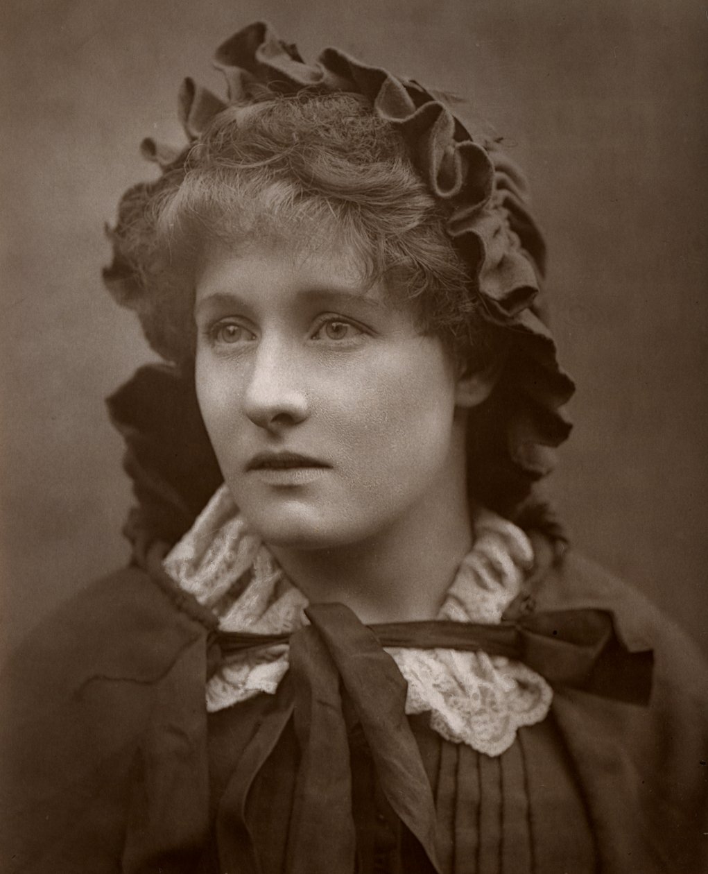 Mary Rorke brit színésznő a The Harbour Lights című filmben, 1886 alkotó: Barraud