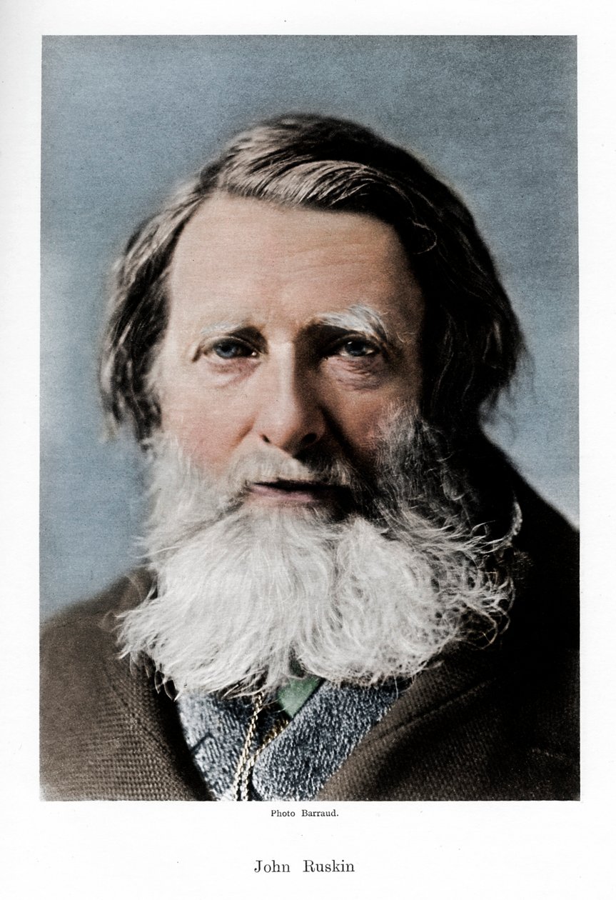 John Ruskin angol kritikus, költő és művész, 1880-as évek alkotó: Barraud