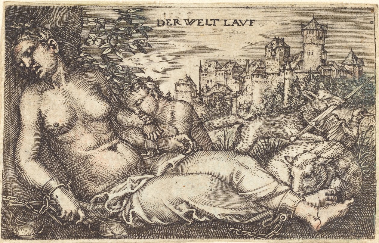 "Der Welt Lavf" (alvó igazságszolgáltatás) alkotó: Barthel Beham