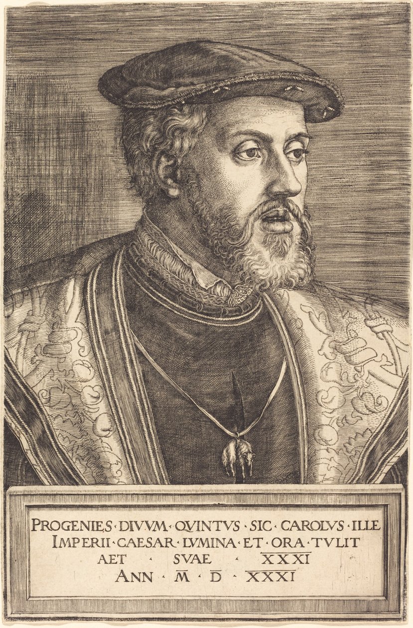 V. Károly császár alkotó: Barthel Beham
